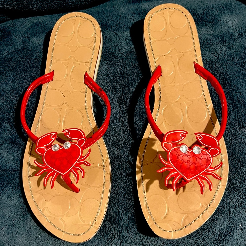 Coach Crab Sandals